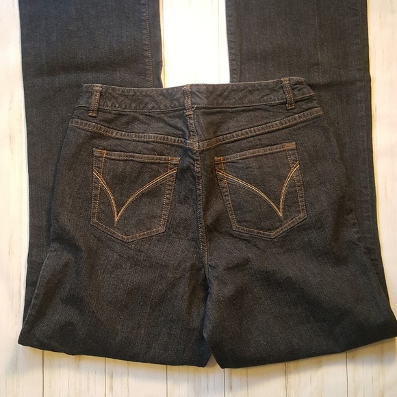 Venezia Stretch Bootcut Jeans - sz 2 tall - Picture 3 of 6